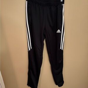 2nd Pair Adidas Kids Black Sweatpants with White Accents